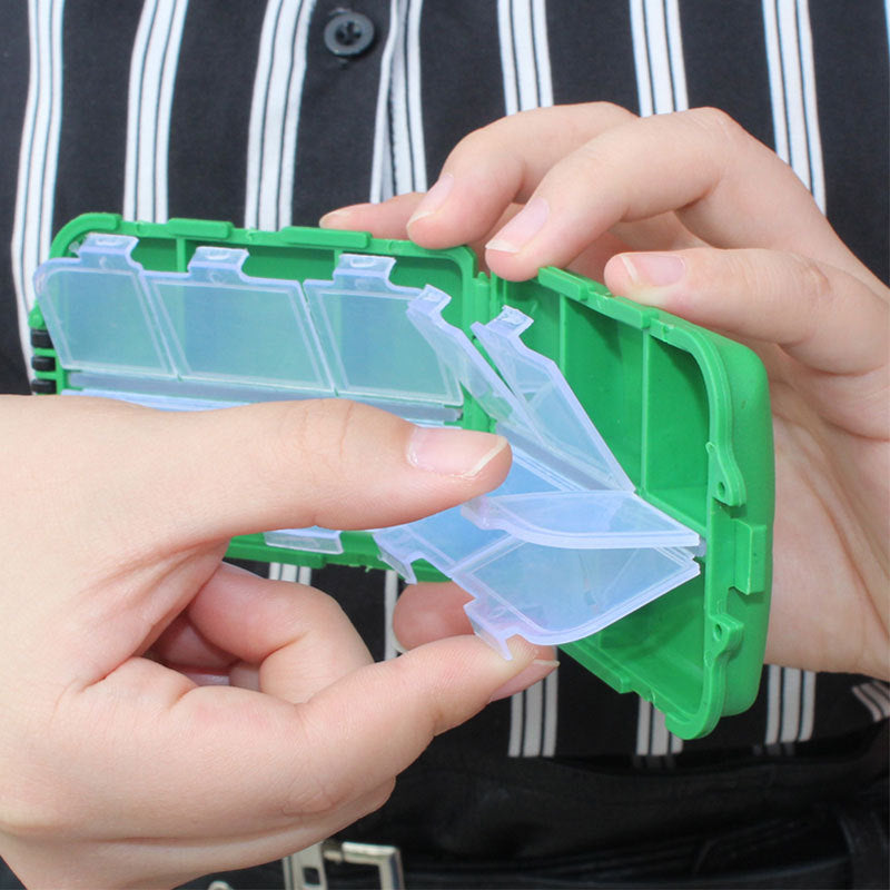 10 Compartments Fishing Lure Box Bait Storage Case Fishing Tackle Storage Tray Hooks Organizer 10 Compartments Fishing Lure Box Bait Storage Case Fishing Tackle Storage Tray Hooks Organizer
